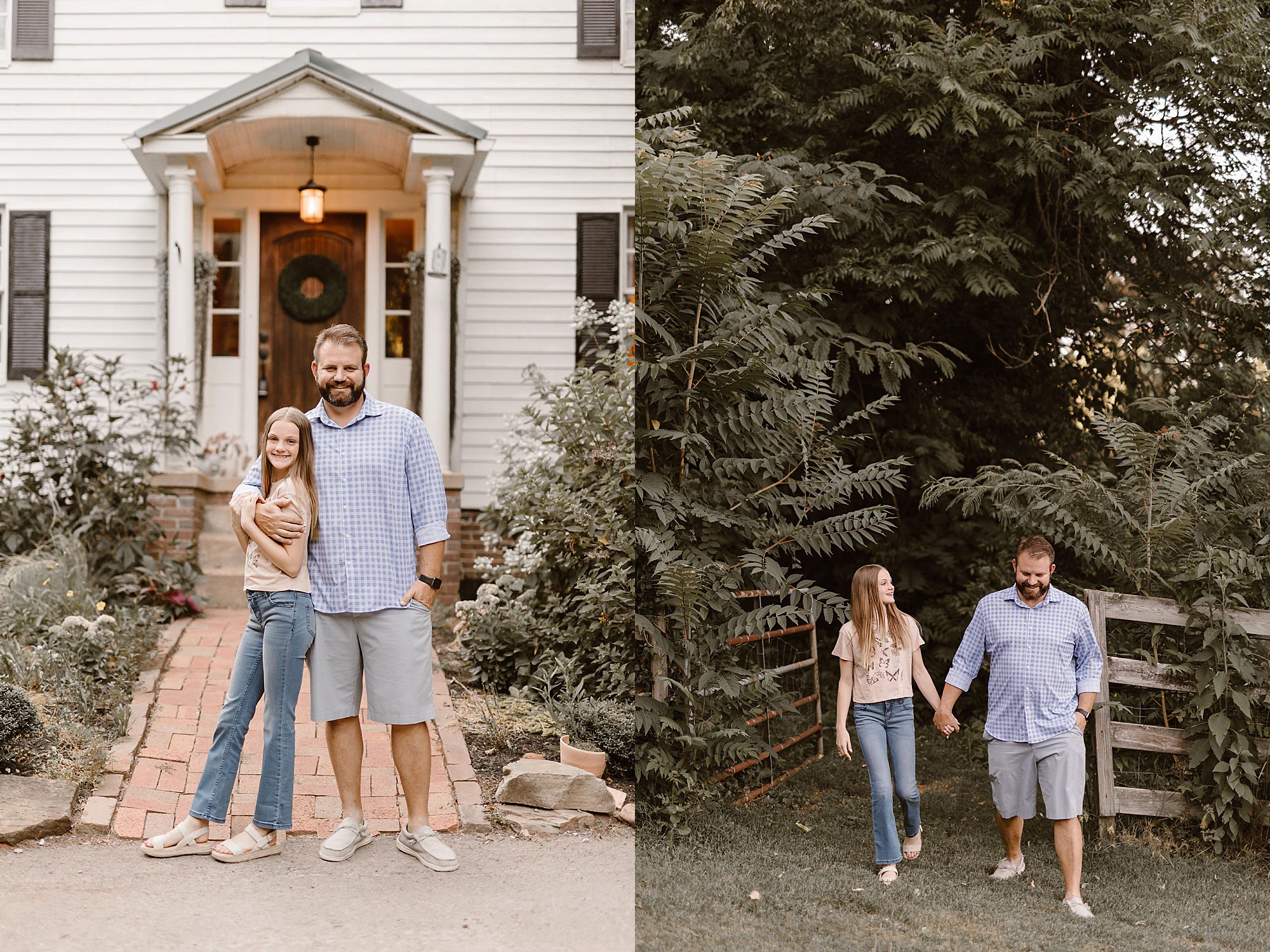 The Delrose Farmhouse Family Photography Session Location Knoxville
