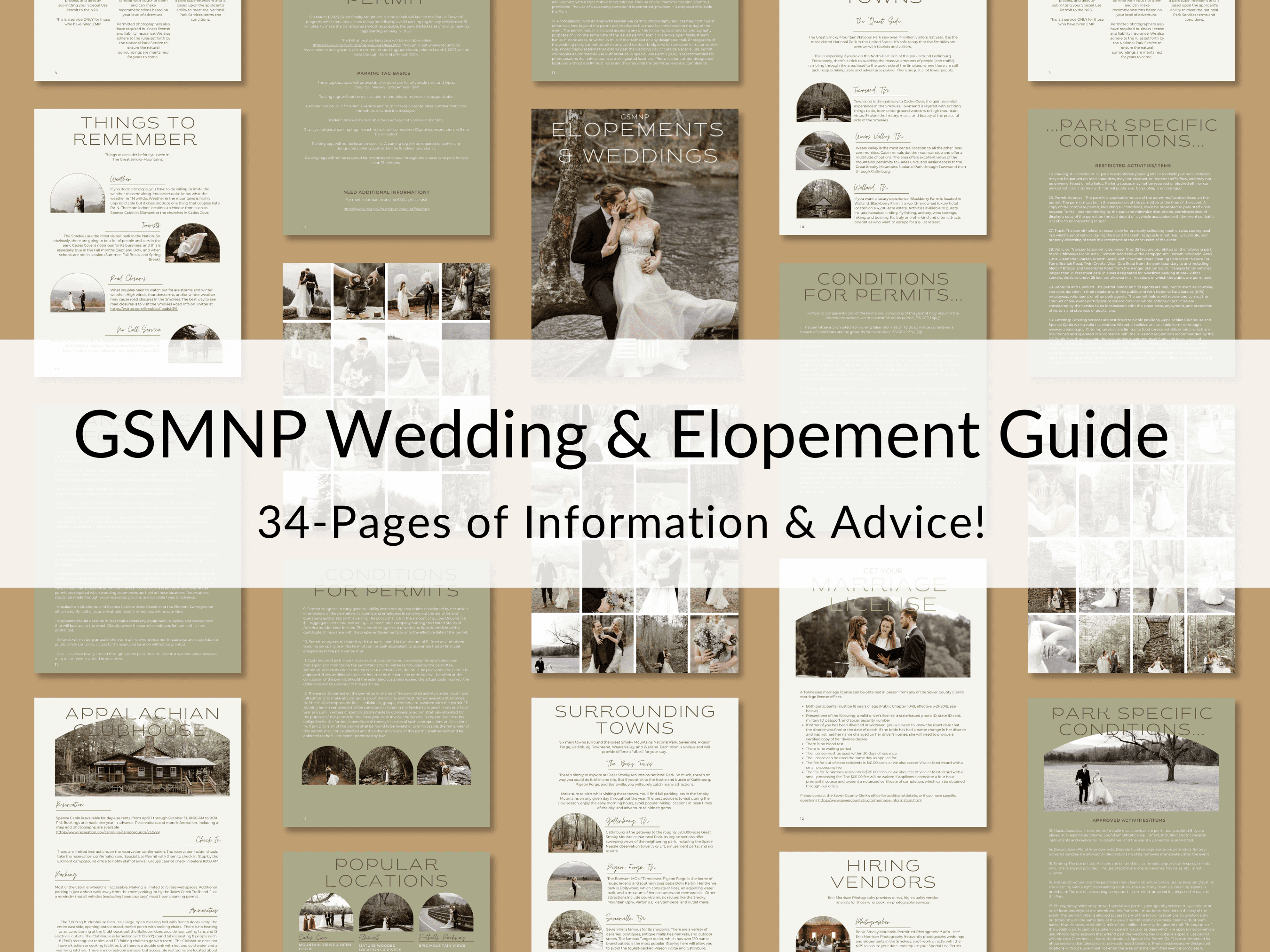 Wedding and Elopement Guide for The Great Smoky Mountains National Park