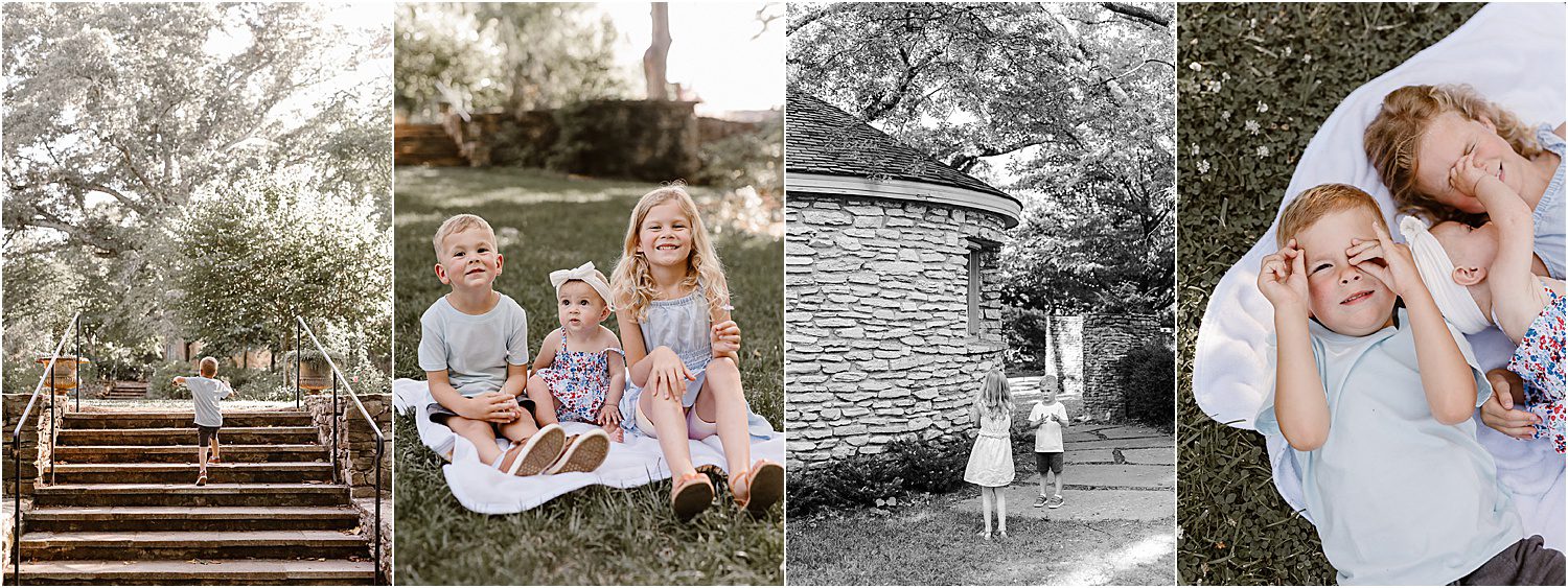 family session at the Knoxville Botanical Garden