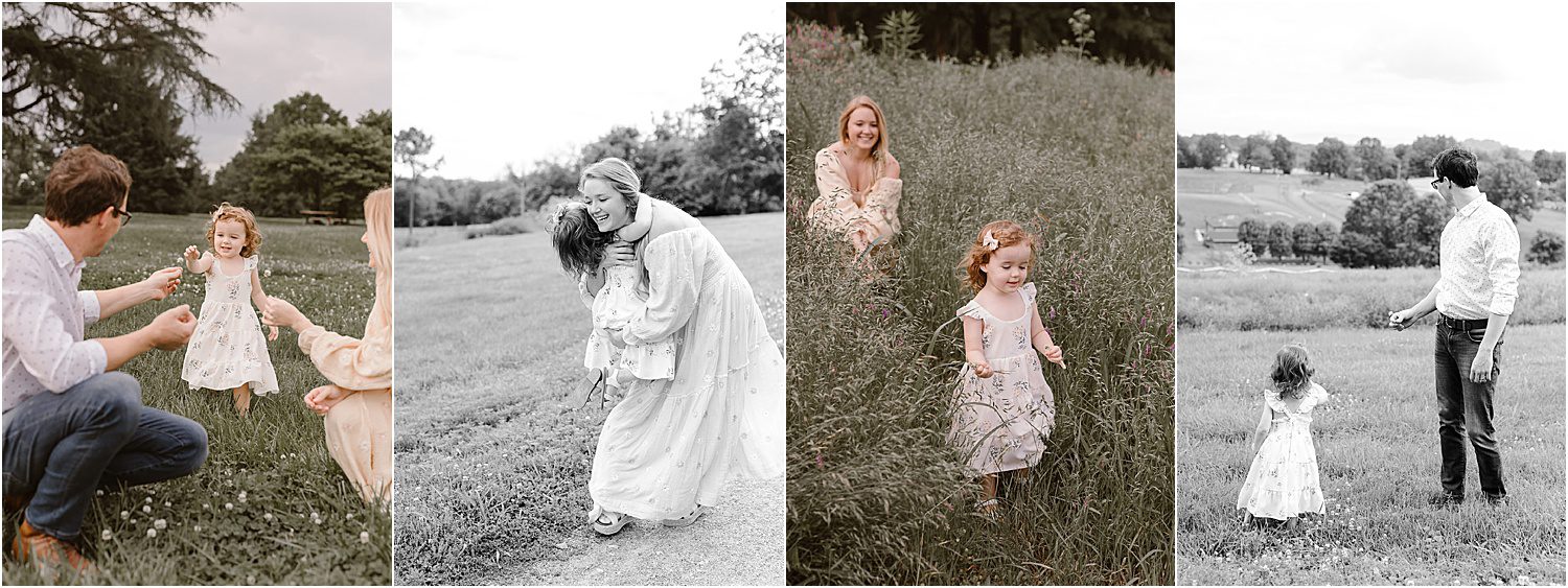 Family photoshoots at the Knoxville Botanical Garden