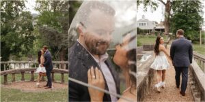 Spring Engagement Photos at The Bleak House Knoxville